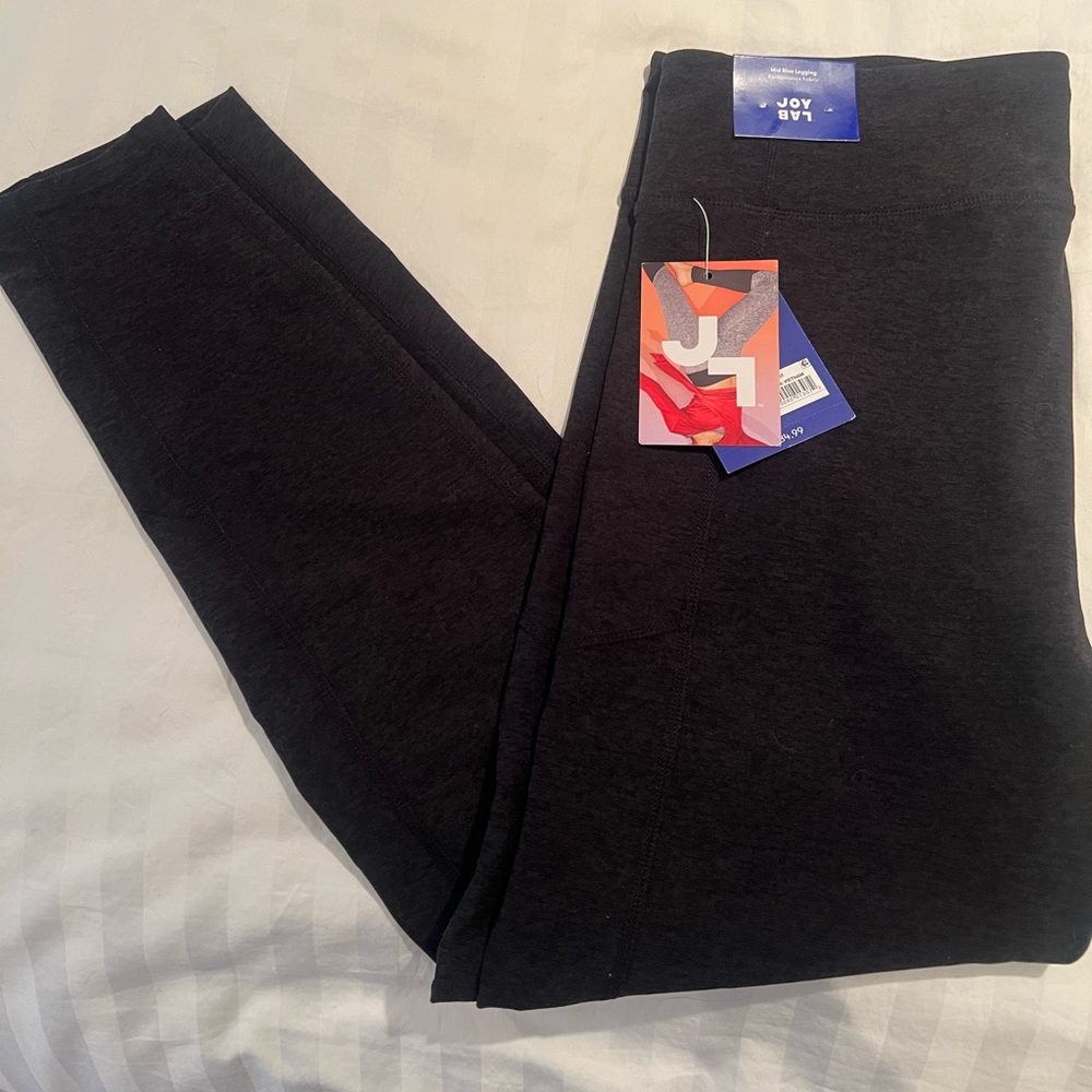 NWT JoyLab Charcoal 7/8 Leggings